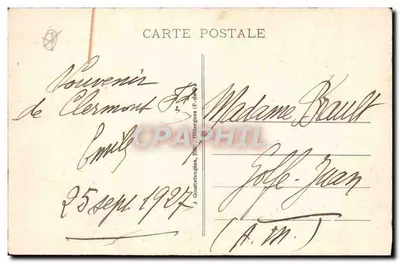 Clermont-Ferrand — Algemene uitzicht — J. Gouttenhagen, Ed. Ollargues (P.-de) — Achterkant