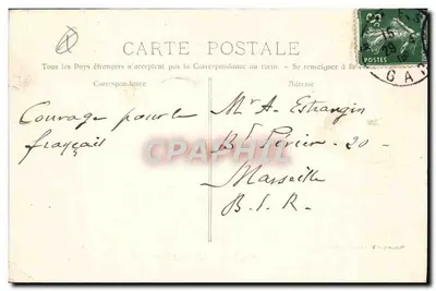 Nîmes — Dom Kwadratowy — Wydawca E. Lacour-Marchille, nr 190 — Rewers