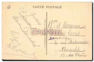 Paradis - Royat — Poetyczna Auvergne — G. d'O. - 1150 B. - Royat — Rewers