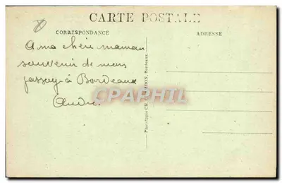 Bordeaux — Pomnik Girondyn (Grupa Północna) — C.B. — Rewers