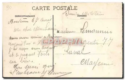 Bordeaux — Ogólny widok nabrzeży — Marcel Delboy, fototypia, Bordeaux, nr 49 — Rewers