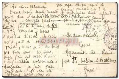 Nîmes - Most Gard - Marchat, 91 rue de la Madeleine, Nîmes — Rewers