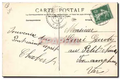 Pont-Saint-Esprit — Vista generale e Ponte — Alban Broche, editore — Verso