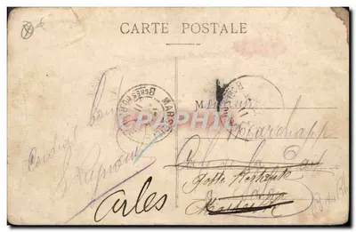 Ponte de São Esprito — Vista geral durante a enchente do dia 12 de dezembro de 1915 — Le Gard Illustré, Lang filho mais velho, fot.-edit Montélimar-Pont St-Esprit — Verso