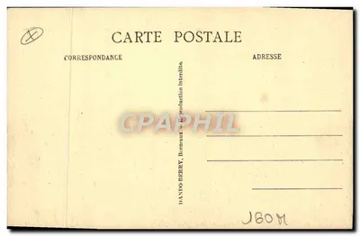 Bordeaux — Esplanade des Quinconces — D.B. n°124 — Achterkant