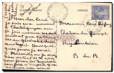 Okolice CHATEL-GUYON — Zamek Chazeran — LL. — Rewers