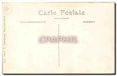 Bordeaux — Portal Caillau lub Palais — C. Jeangette, Paryż — Rewers