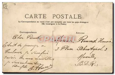 Toulouse - La Garonne et le Pont suspendu — wydawca nieznany, nr 36 — Rewers