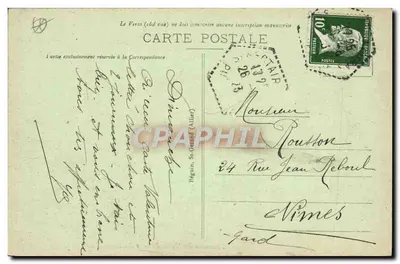 Panorama Monts-Dôme i Monts-Dore — Piekne Auvergne — Wydawca Ideal, numer serii nie widoczny — Rewers