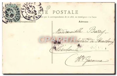Toulouse - Donjon Capitole — CPAPHIL nr 39 — Rewers
