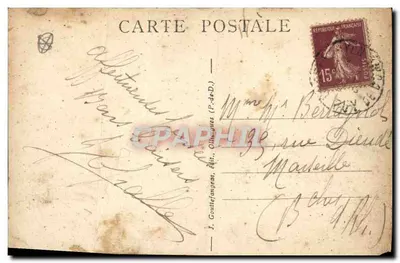 Le PUY-de-DOME — Vue de La Font-de-l'Arbre — J. Gouttefongeas, édit. (P.-d.-D.) — Verso
