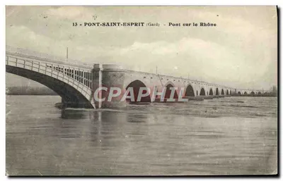 Pont-Saint-Esprit (Gard) — Ponte sobre o Ródano — n°13