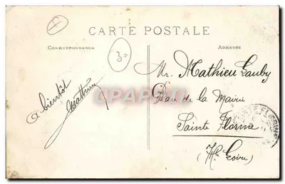 Nîmes - Ogród Fontaine - Ogólny widok — P. Ruat, wyd., Marsylia, nr 4801 — Rewers