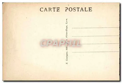 LYON — Estação de Perrache — X. Goutagny, editor, Lyon — Verso