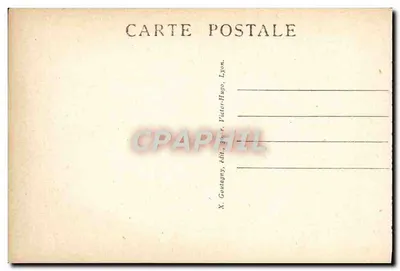 LYON — Perspektywa Wielkiego Szpitala, most Guillotière — X. Goutaigré, wyd., 3e-r. Victor-Hugo, Lyon. — Rewers