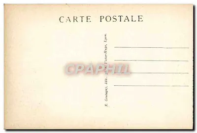 Lyon — Junção do Rio Rône e do Rio Saône — X. Coutagny, editora, 36, rua Victor-Hugo, Lyon — Verso
