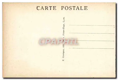 LYON — Ponte da Universidade e as Faculdades — X. Goutagny, editor, Lyon. — Verso