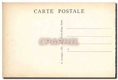 LYON — Perspectiva dos pontes sobre o Rio Ródano — X. Gautagny, editor, Lyon, Hugo-Hugo, n° 29 — Verso