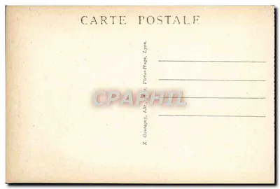 Lyon — Pałac Giełdowy — Prace rozpoczęte w 1855 roku przez René Dardela, ufundowane w 1860 roku — Rewers