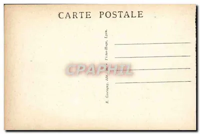 Lyon — Katedra św. Bonawentury, Plac Cordelier — X. Coutagny, Victor-Hugo, Lyon — Rewers
