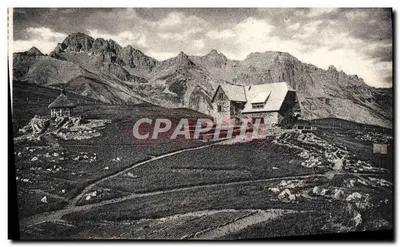 Le Lautaret — Jardim Alpino e o Maciço do Galibier — Imp. Levrain Réunis, Paris