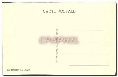 काला झील — झील और बांध का दृश्य — संग्रह L'Alsace, प्रकाशक Braun & Cie, Dornach — पीछे