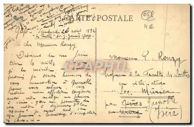 LE QUEYRAS - Vallée de Molinés - Une Demoiselle coiffée — Éditeur : Ville Joubert, Gap, n°798 — Verso