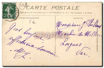 Aix-en-Provence — Statua del Re René — H. Fraissinet & Cie — Verso