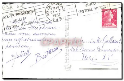 Aix-en-Provence — Jej Fontaine — Wydawnictwo Glapier — Rewers