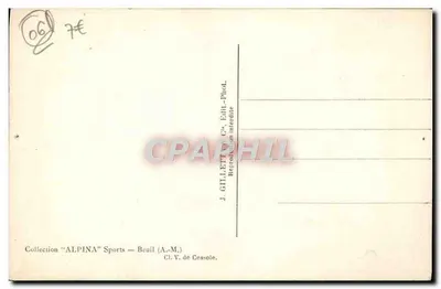 Beuil (rm) O Monte Monnier — Uma fenda — Verso