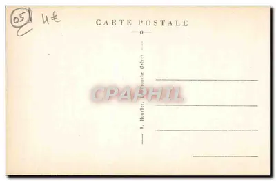 Le Pelroux (3954 m.) i droga Ailefroide w Claux — A. Hourlier, La Tronche (Isère) — Rewers