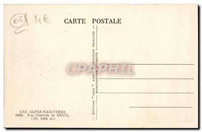 BeauiL — Vista Geral — Edições "Loel" Nice — Verso