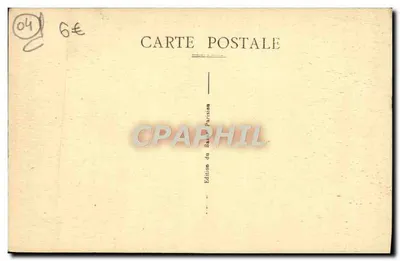 Sisteron — Vista del Cammino Ferroviario — Edizione Base Parisien — Verso