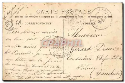 Sisteron - Poort van het Dauphiné — Uitzicht op het kasteel over de stad — uitgever Véronique Éditeur Libraire — Achterkant