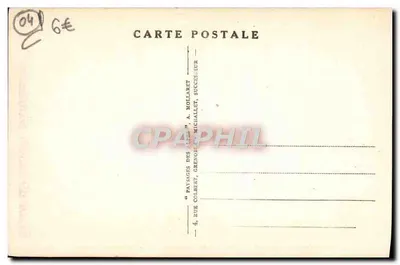 Sisteron (B.A.) — Miasto, wieże i twierdza — A. Mollaret, Grenoble — Rewers