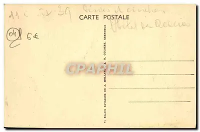 Sisteron — Vista general, la Ciudadela y las Torres — Ruta de Napoleón — Reverso