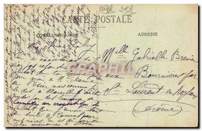 Sisteron - As Rochas da Baume (face) — As Alpes Pittorescas, n°9, Editor Clergue — Verso