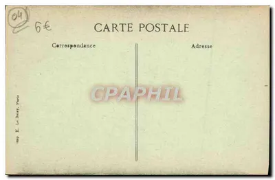 De Rocher de la Ciladelle, gezien door de Crevasses van de Rocher de la Baume — De Pillorese Alpen — SISTERON 46 — Achterkant