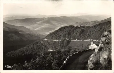 Vale do Bompas e Estrada do Cheylard — ST-AGRÈVE (Ardèche) — Alt. 1050 m. — editor COMIÈRE MAÇON
