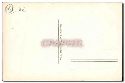 Widok z lotu nad wybrzeże — Strasbourg — wydawca 'Real-Photo & A. P. Strasbourg' — Rewers