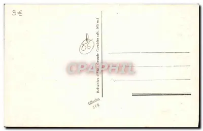 Grande Corniche — Zamek w Madrid — wydawca nieznany, n° 66 — Rewers