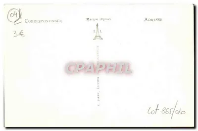 Góry Palluel. Wysoka skała — Droga do Cayolle — Wydawca K. JARRY, nr 119 — Rewers