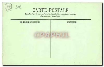 Palácio de Fontainebleau — Antiga Sala de Anne da Áustria — LL. n° 50 — Verso