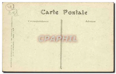 Versailles — Parc du Petit-Trianon. La Laiterie et la Tour de Marlborough. — Rewers