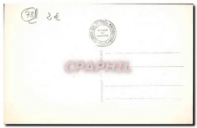 Palais de Versailles — Salon de Mercure — Édition des Musées Nationaux, n° 104 — Verso