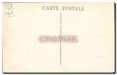 Dauphiné - La Grave - Vista Geral e a Meije - E. R. — Verso