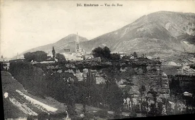 Embrun — Ansicht vom Felsen — I65