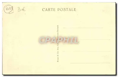 St-Germain-de-Joux — Wodospad Semine — Braun & Cie, Wydawnictwo drukarskie, Mulhouse-Dornach, n°4248 — Rewers