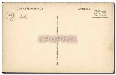 Fontainebleau — Sala do Papa — L.L. — n°356 — Verso