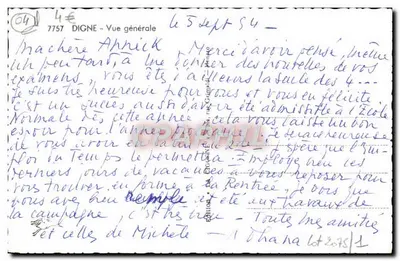 Digne - Ogólny widok — 7757 — Wydawnictwo Graphephil — Rewers